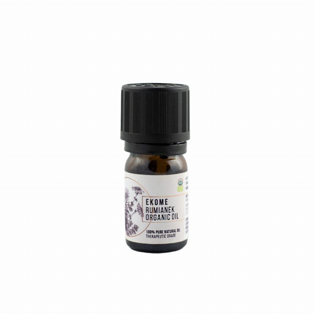 Organiczny olejek eteryczny z rumianku niemieckiego Ekome