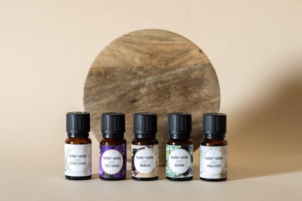Najcenniejsze olejki eteryczne Ekome Aroma Light
