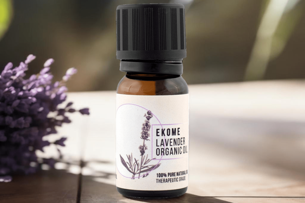 Organiczny olejek eteryczny z lawendy Ekome - bezpieczny dla dzieci i dorosłych